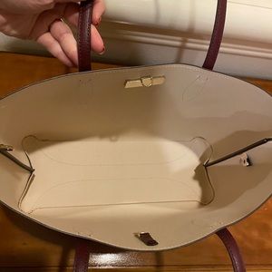 Used 1 time Kate Spade apple tote (leather) purchased at Kate Spade.com.